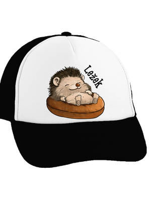 Ležek kšiltovka truckerka Black cap
