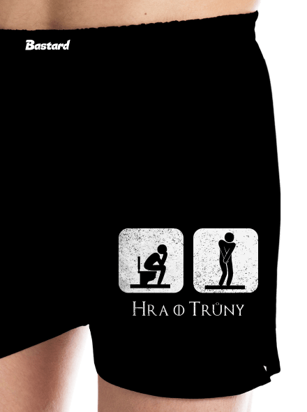Hra o trůny pánské trenky Black