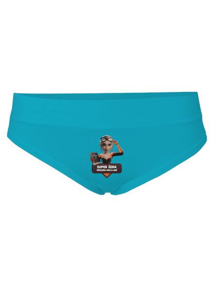 Super máma dámské kalhotky Turquoise