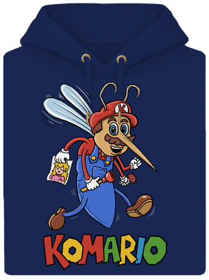 Komario unisex mikina premium Navy
