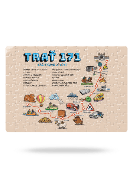 Trať 171 puzzle White