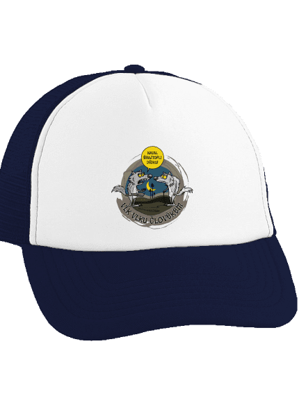 Vlk vlku člověkem kšiltovka truckerka French Navy cap