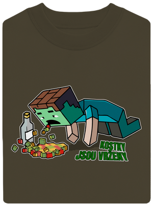 Kostky jsou vrženy unisex mikina bez kapuce Urban Khaki