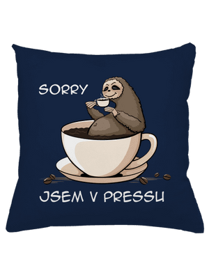 V pressu polštář Dark Navy