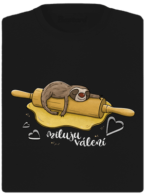 Miluju válení dámské sportovní tričko Black