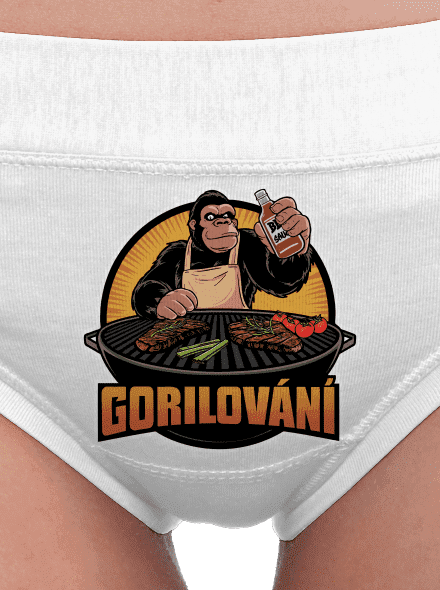 Gorilování dámské kalhotky White