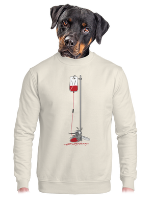 unisex mikina bez kapuce