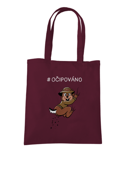 Očipováno taška Burgundy