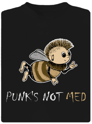 Punks Not Med pánské sportovní tričko Black