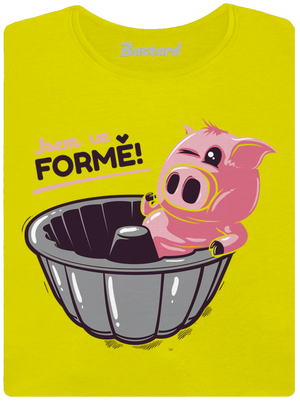 Ve formě dámské tričko premium Lemon