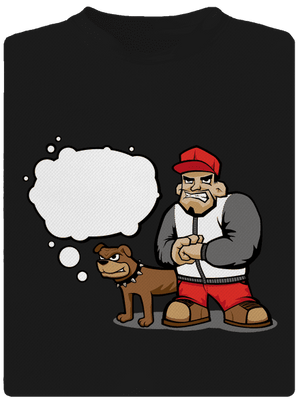 Nekoušu dětské sportovní tričko Black