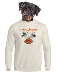 unisex mikina bez kapuce