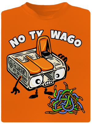 Wago svorka pánské sportovní tričko Neon Orange