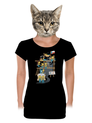 dámské tričko s lemem