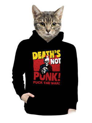 Death's not punk dámská mikina klokanka Black