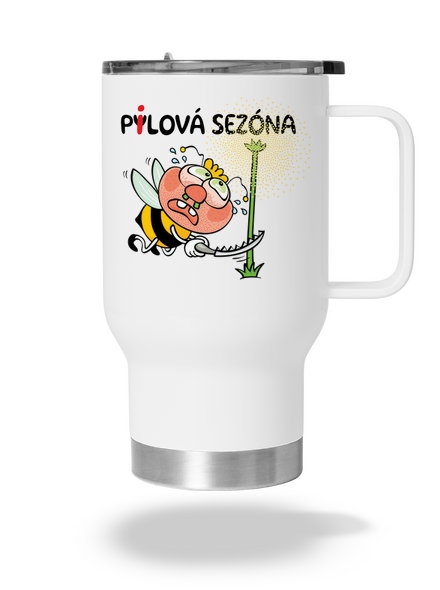 Pylová sezóna termohrnek White