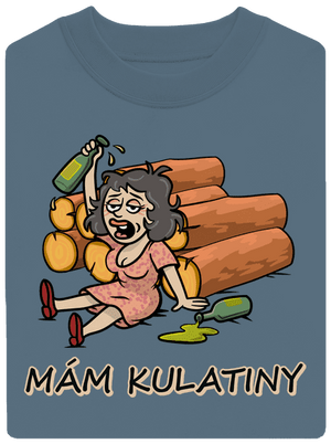 Mám kulatiny unisex mikina bez kapuce Nordic Blue