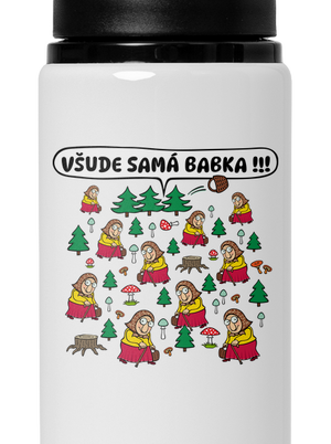 Všude samá babka lahev na vodu White
