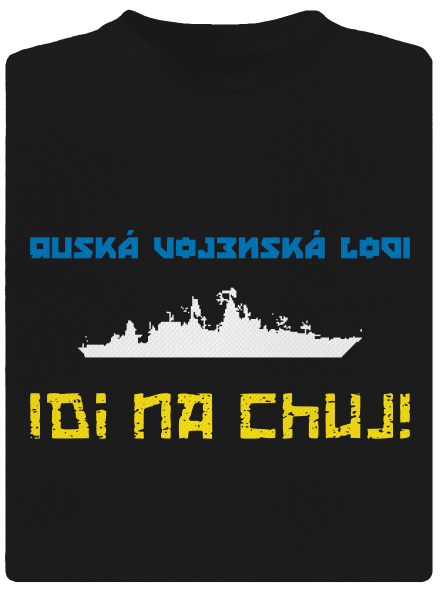 Ukrajina - Lodi idi na chuj dětské sportovní tričko Black