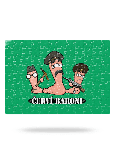 Červí baroni puzzle White