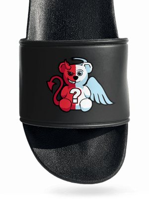 Anděl vs. ďábel pantofle Black