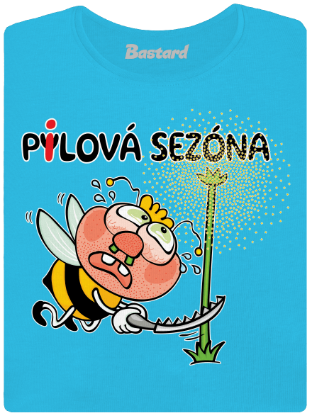 Pylová sezóna dámské tričko s lemem Blue Atol