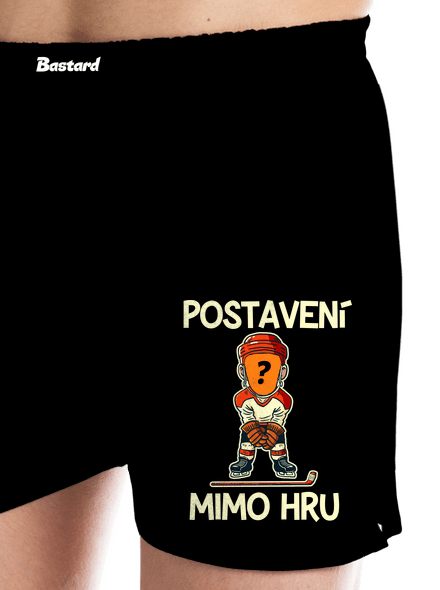 Postavení mimo hru pánské trenky Black