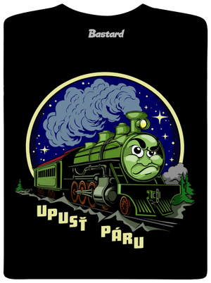 Upusť páru pánské dlouhý rukáv Black