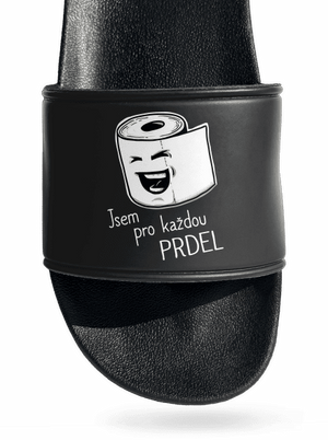 Prdel pantofle Black