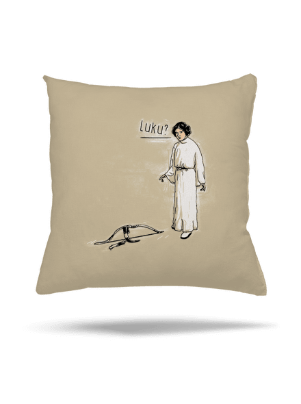 Luke a Leia polštář Beige
