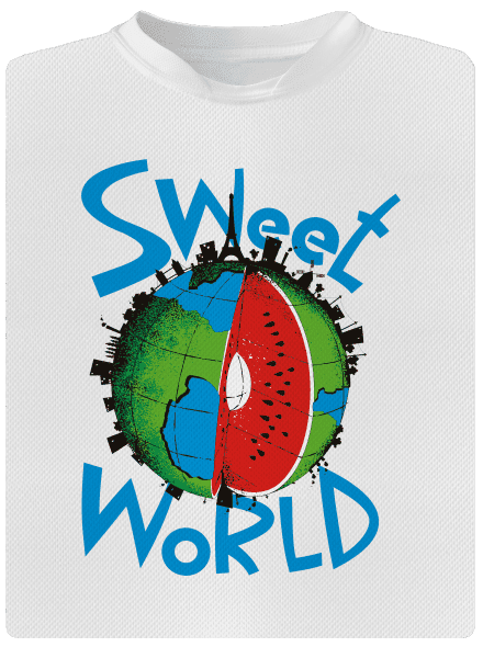 Sweet World pánské sportovní tričko White