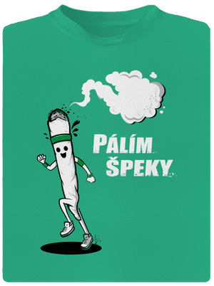 Pálím špeky pánské sportovní tričko Mint Mal