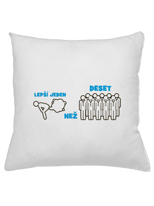 Jeden prd polštář White