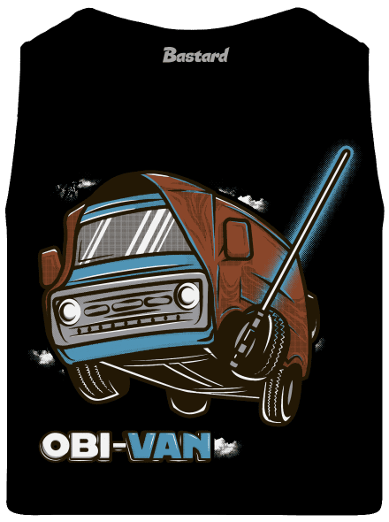 Obi-Van pánské tílko Black