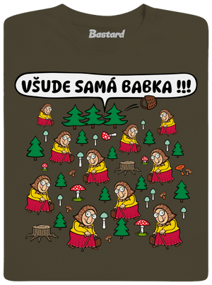 Všude samá babka pánské dlouhý rukáv Urban Khaki