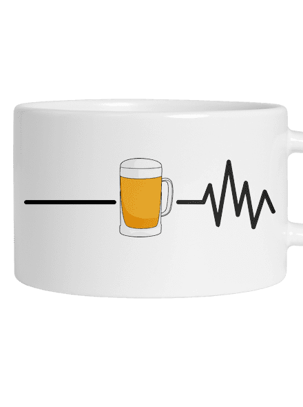 Beer help hrnek makronka White