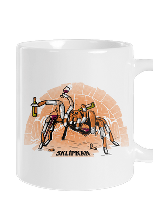 Sklípkan klasický hrnek White