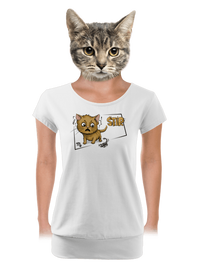 dámské tričko s lemem