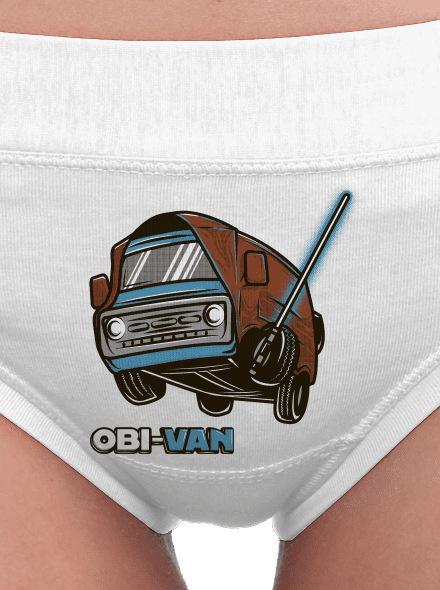Obi-Van dámské kalhotky White