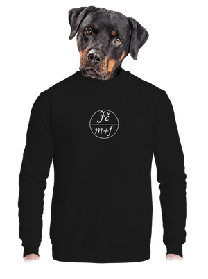 unisex mikina bez kapuce