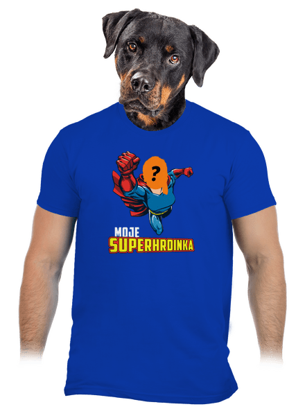 Moje superhrdinka pánské tričko Royal Blue