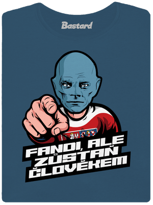 Fandi, ale zůstaň Fantomasem dámské tričko premium Petrol Blue