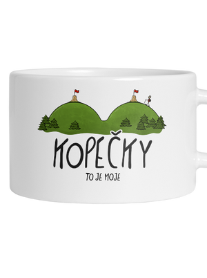 Kopečky hrnek makronka White