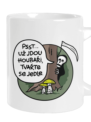 Muchomůrky zelené velký hrnek White