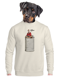 unisex mikina bez kapuce