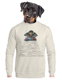 unisex mikina bez kapuce