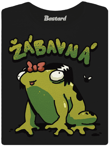 Žábavní dámské tričko Black