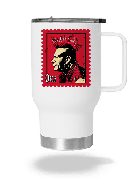Známka punku termohrnek White
