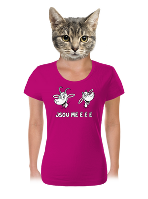 Kozy Jsou méééé dámské tričko Fuchsia Red