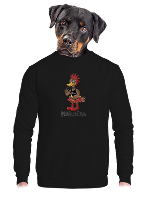 unisex mikina bez kapuce